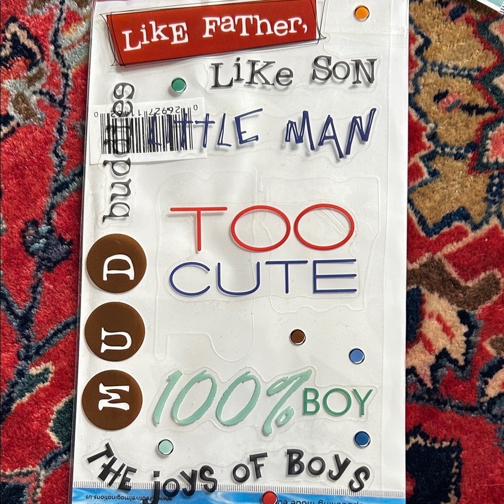 Assorted Scrapbooking Stickers—BOYS - Picture 7 of 10